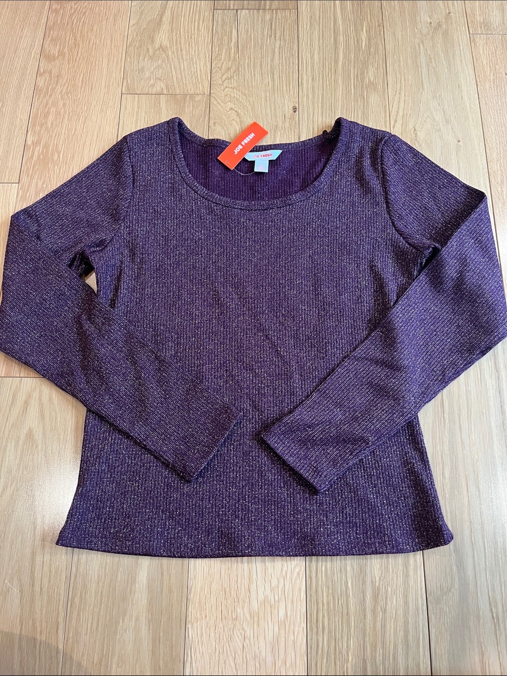 Merlot Long Sleeve top with Gold Shimmer